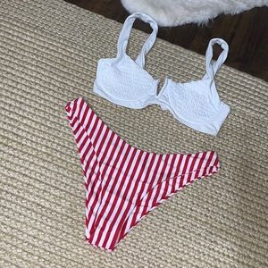 NWOT Stripped bikini